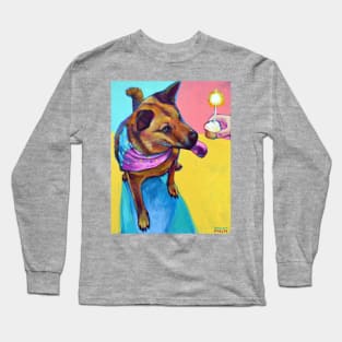 Party CAROLINA DOG with Cupcake. YUM! Long Sleeve T-Shirt